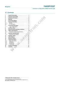 74AXP1G57GNH Datasheet Page 18