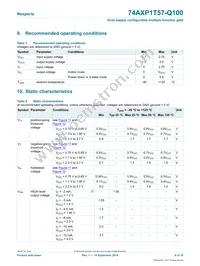 74AXP1T57DC-Q100H Datasheet Page 6
