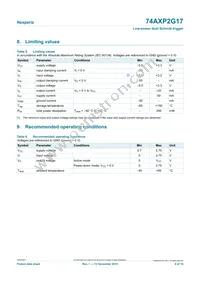 74AXP2G17GNH Datasheet Page 4