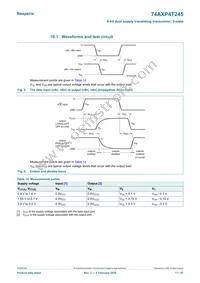 74AXP4T245BQX Datasheet Page 17