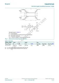 74AXP4T245BQX Datasheet Page 18