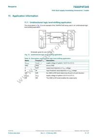 74AXP4T245BQX Datasheet Page 21