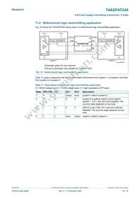 74AXP4T245BQX Datasheet Page 22