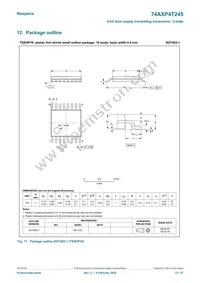 74AXP4T245BQX Datasheet Page 23