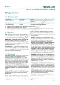 74CB3Q3257BQX Datasheet Page 15