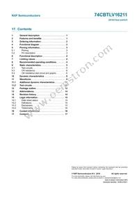 74CBTLV16211DGG;11 Datasheet Page 18