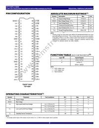 74CBTLV16800PAG Datasheet Page 2