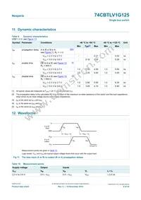 74CBTLV1G125GS Datasheet Page 9