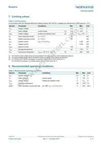 74CBTLV3125PW Datasheet Page 4