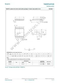 74CBTLV3125PW Datasheet Page 13