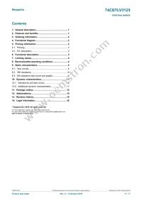 74CBTLV3125PW Datasheet Page 17