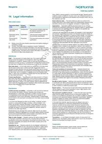 74CBTLV3126BQ Datasheet Page 16