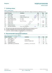 74CBTLV3126BQ-Q10X Datasheet Page 4