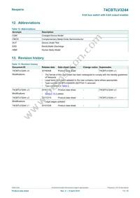 74CBTLV3244BQ Datasheet Page 13