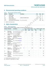 74CBTLV3245DS Datasheet Page 6