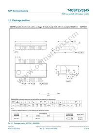 74CBTLV3245DS Datasheet Page 14