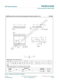 74CBTLV3245DS Datasheet Page 15