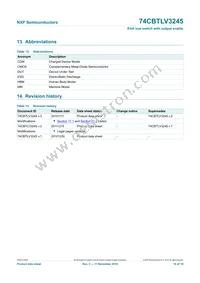 74CBTLV3245DS Datasheet Page 17