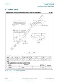 74CBTLV3245PW Datasheet Page 11