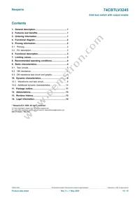 74CBTLV3245PW Datasheet Page 15