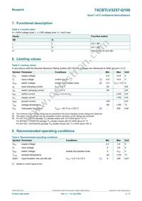 74CBTLV3257DS-Q10J Datasheet Page 4