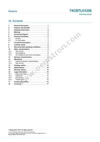 74CBTLV3306DCH Datasheet Page 17