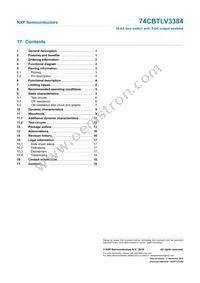 74CBTLV3384DK Datasheet Page 20