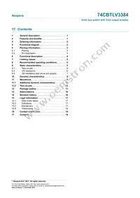 74CBTLV3384PW Datasheet Page 19