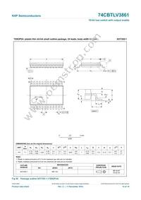 74CBTLV3861DK Datasheet Page 15