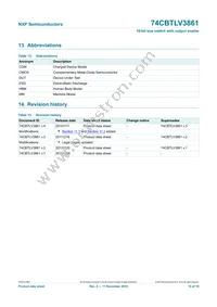 74CBTLV3861DK Datasheet Page 17