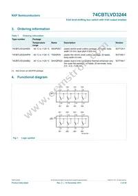 74CBTLVD3244DS Datasheet Page 3