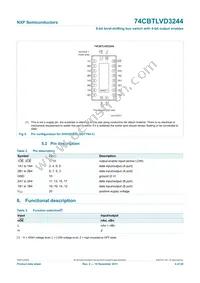 74CBTLVD3244DS Datasheet Page 5