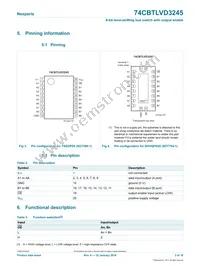 74CBTLVD3245DS Datasheet Page 3