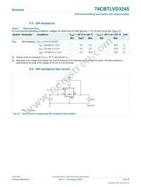 74CBTLVD3245DS Datasheet Page 8