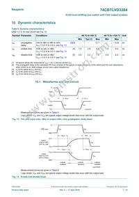 74CBTLVD3384BQ Datasheet Page 7