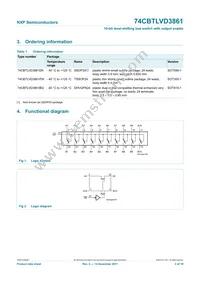 74CBTLVD3861DK Datasheet Page 3