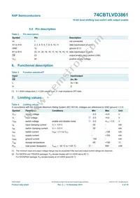 74CBTLVD3861DK Datasheet Page 5