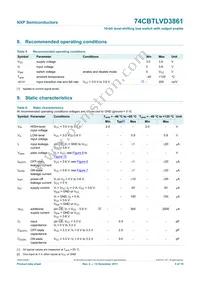 74CBTLVD3861DK Datasheet Page 6