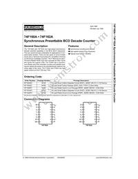 74F160APC Datasheet Cover