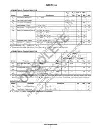 74FST3126QSR Datasheet Page 4