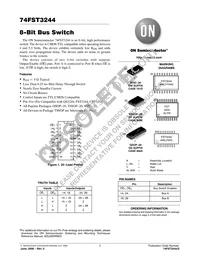 74FST3244QSR Datasheet Cover