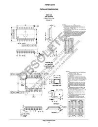 74FST3244QSR Datasheet Page 6