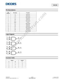 74HC00S14-13 Datasheet Page 2