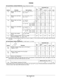 74HC02DTR2G Datasheet Page 3