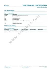 74HC03DB-Q100J Datasheet Page 11