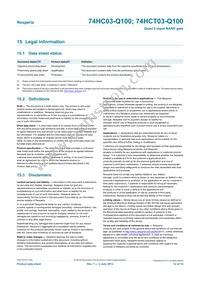 74HC03DB-Q100J Datasheet Page 12