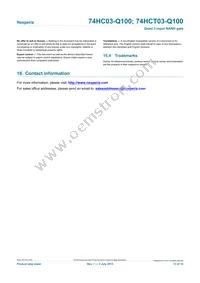74HC03DB-Q100J Datasheet Page 13