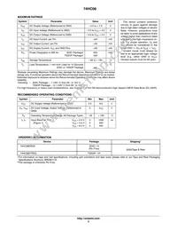 74HC08DTR2G Datasheet Page 2