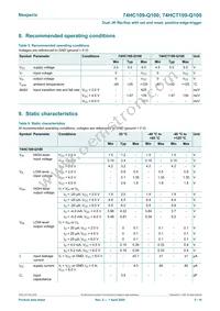 74HC109D-Q100J Datasheet Page 5