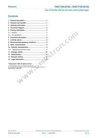 74HC109D-Q100J Datasheet Page 16